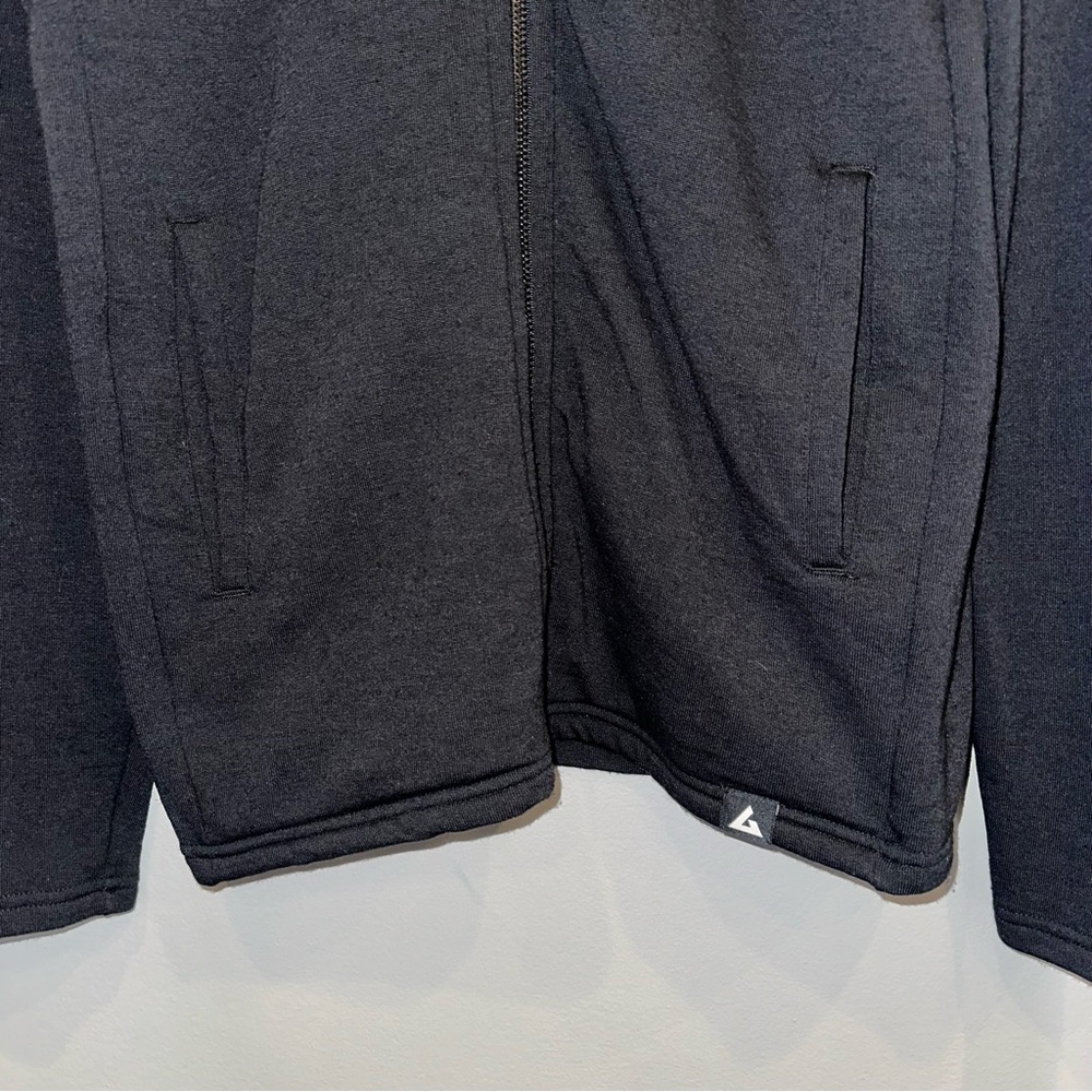 American Giant Black Zip Up Sweater - Picture 3 of 6